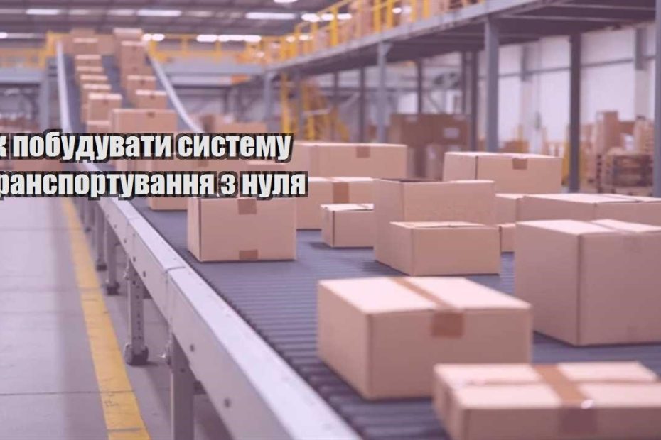 yak pobuduvaty systemu transportuvannya z nulya