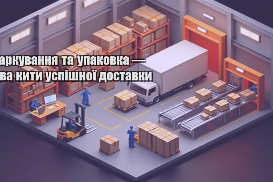 markuvannya ta upakovka — dva kyty uspishnoyi dostavky
