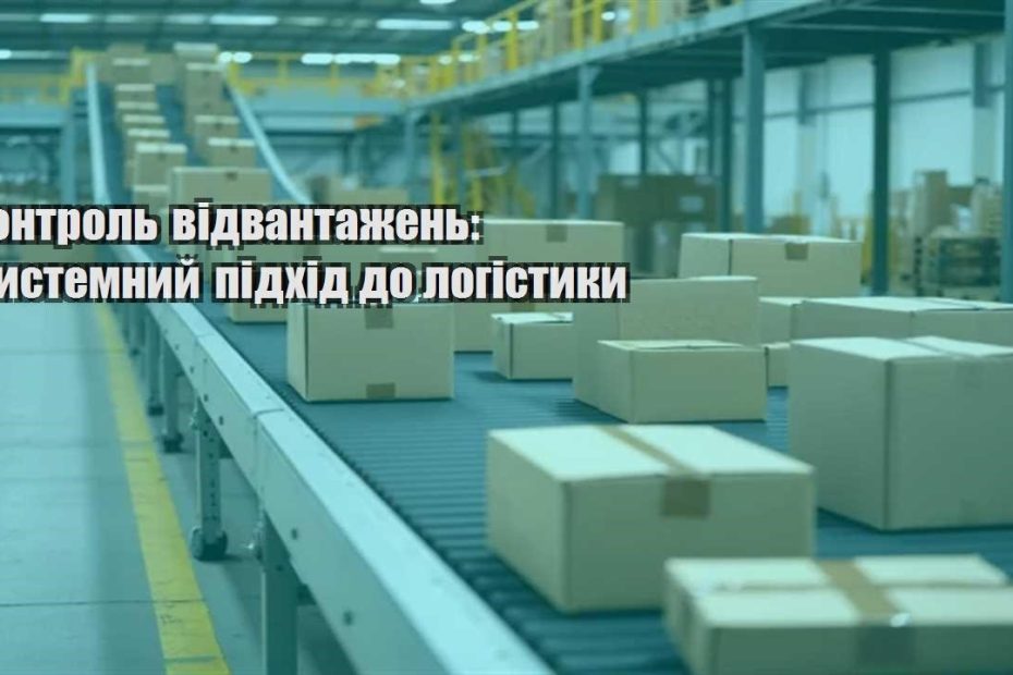 kontrol vidvantazhen systemnyj pidhid do logistyky
