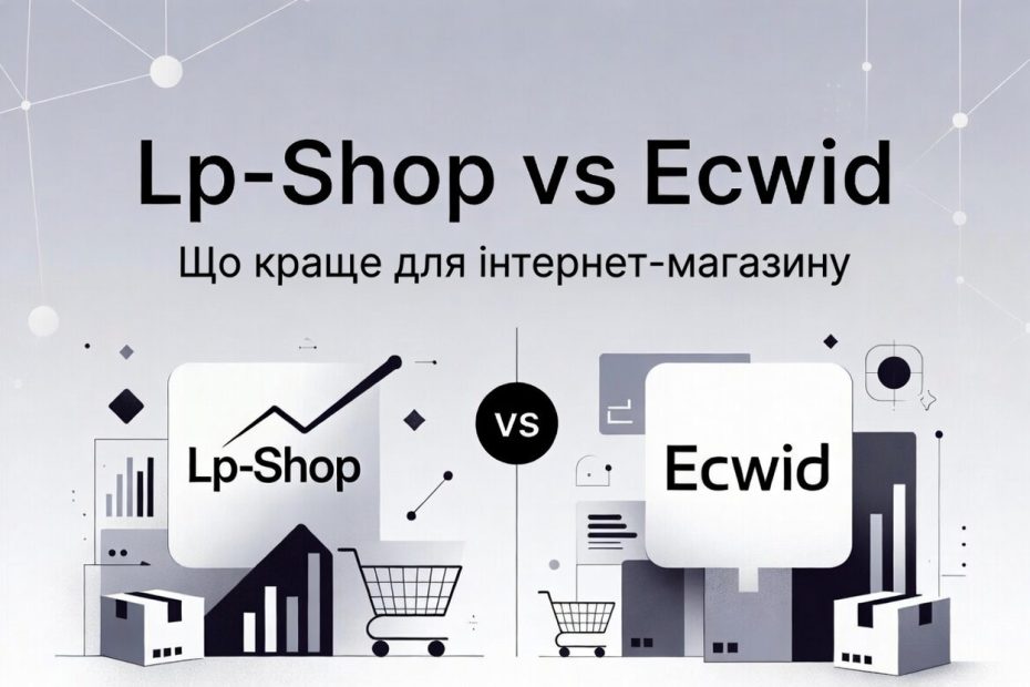 Lp-Shop vs Ecwid — що краще для інтернет-магазину