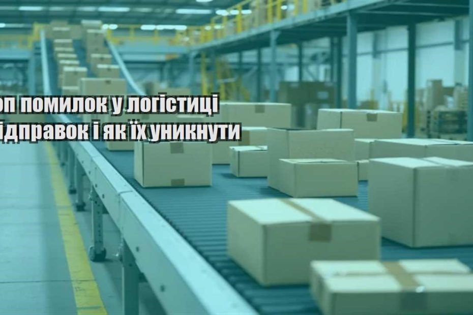 top pomylok u logistyczi vidpravok i yak yih unyknuty